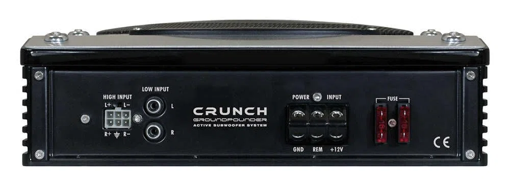 Crunch GP800-20 cm (8“) Active SUBWOOFER System | Untersitz-Aktiv-Woofer aus der Ground Pounder Serie