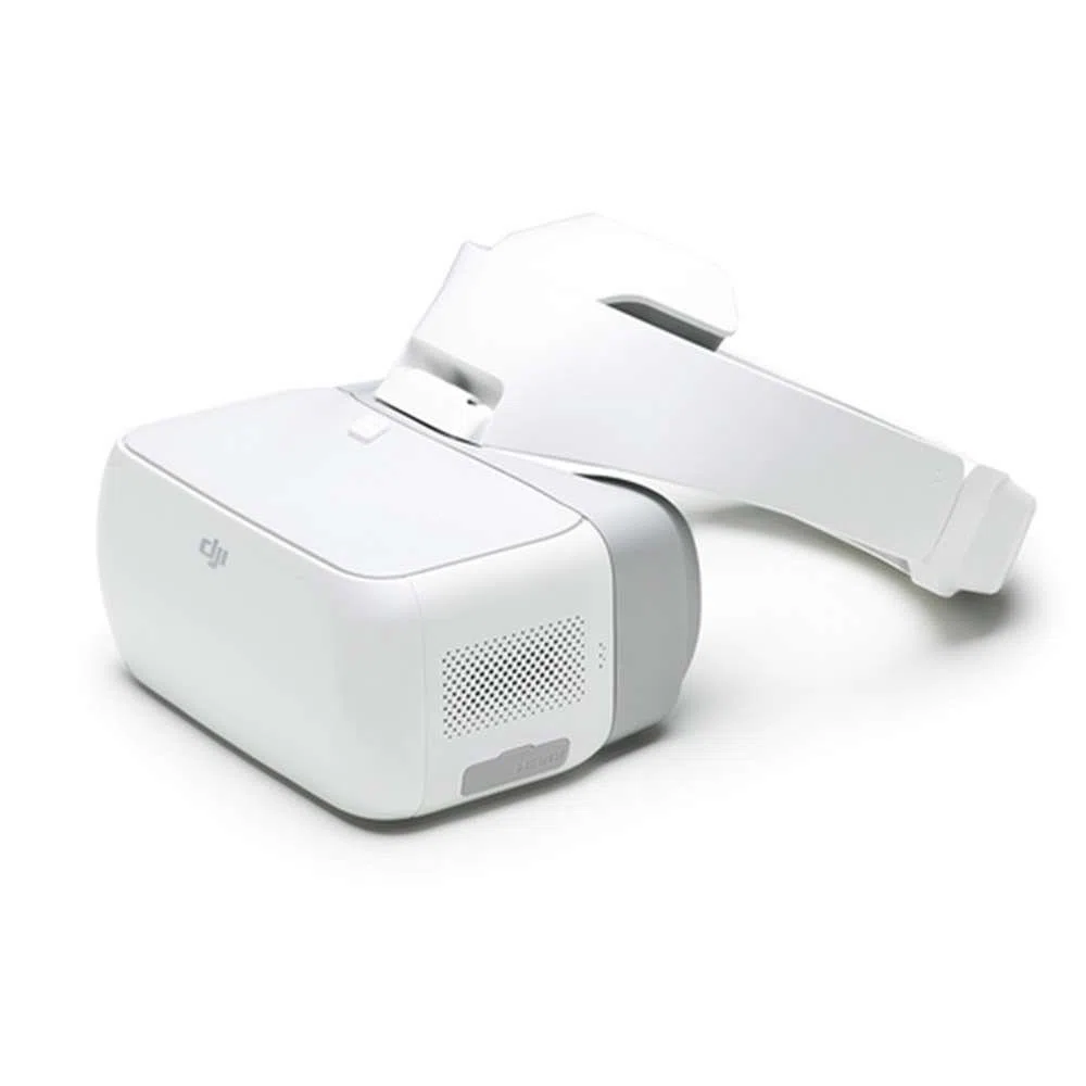 DJI Goggles - VR Brille inkl. 2 Bildschrime (mit einer HD-Auflösung von 1920 x 1080 MP, Drohnenbewegung per Kopfsteuerung) weiß