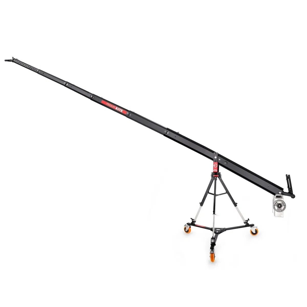 PROAIM Kite-22 Starter 24,5-Fuß Kran-Set mit Stand & Dolly, 20 kg | Verstellbar von 12,8–24,5 ft Reichweite mit 7-teiligem Arm; D-33 Dolly und 250-kg-Stativ für sicheren Stand.