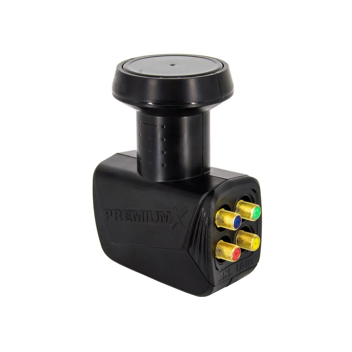 Premium X Satelliten-Komplettanlage 80cm Satellitenschüssel Multischalter 5-8 Multiswitch Quattro LNB 24x Stecker SAT 8 Teilnehmer