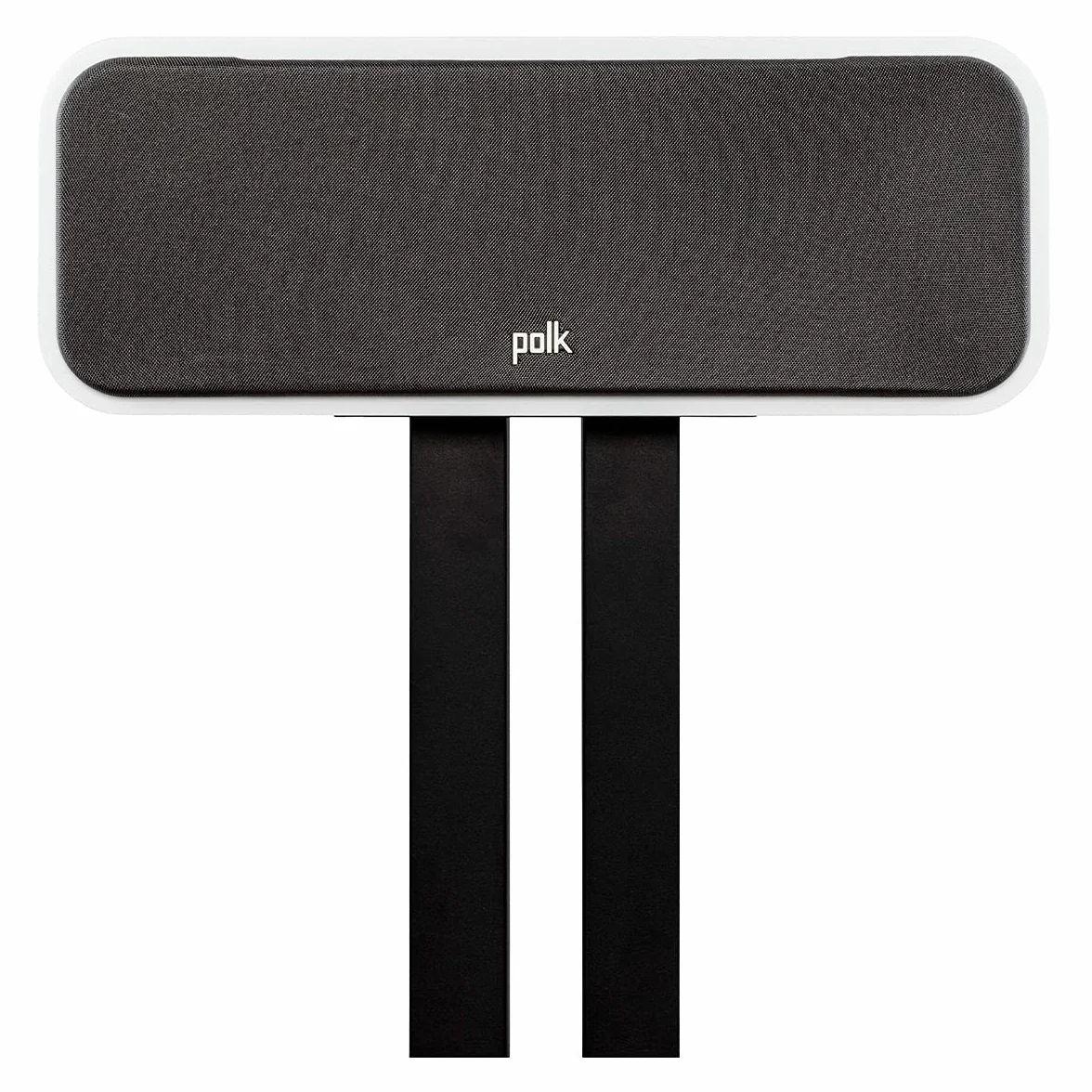 Polk Audio Signature Elite ES30 Centerlautsprecher, schlanker, hochauflösender Center Lautsprecher, Hi-Res Zertifiziert, Dolby Atmos und DTS:X kompatibel (Stück), Weiß