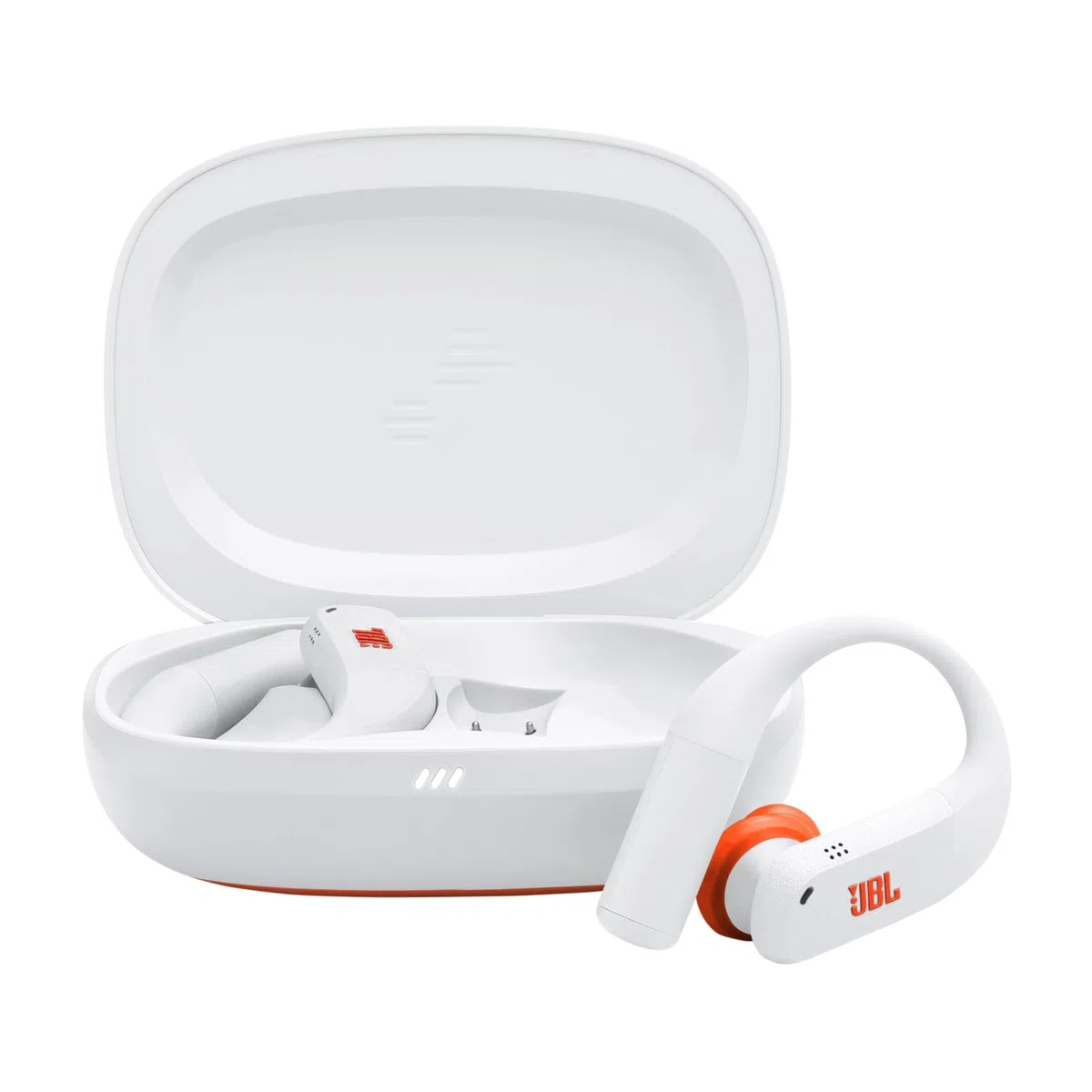 JBL Endurance Peak 4 Kabellose Sport-Ohrhörer mit Noise-Cancelling, Weiß | 48 Stunden Akkulaufzeit, Multipoint-Konnektivität, TwistLock Secure Fit, IP68 Wasser-/Staubschutz, Bluetooth 5.4