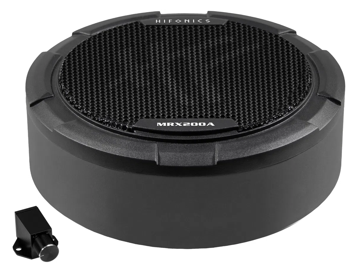 Hifonics MRX200A | 20 cm (8") Aktiv-Subwoofer für Reserverad