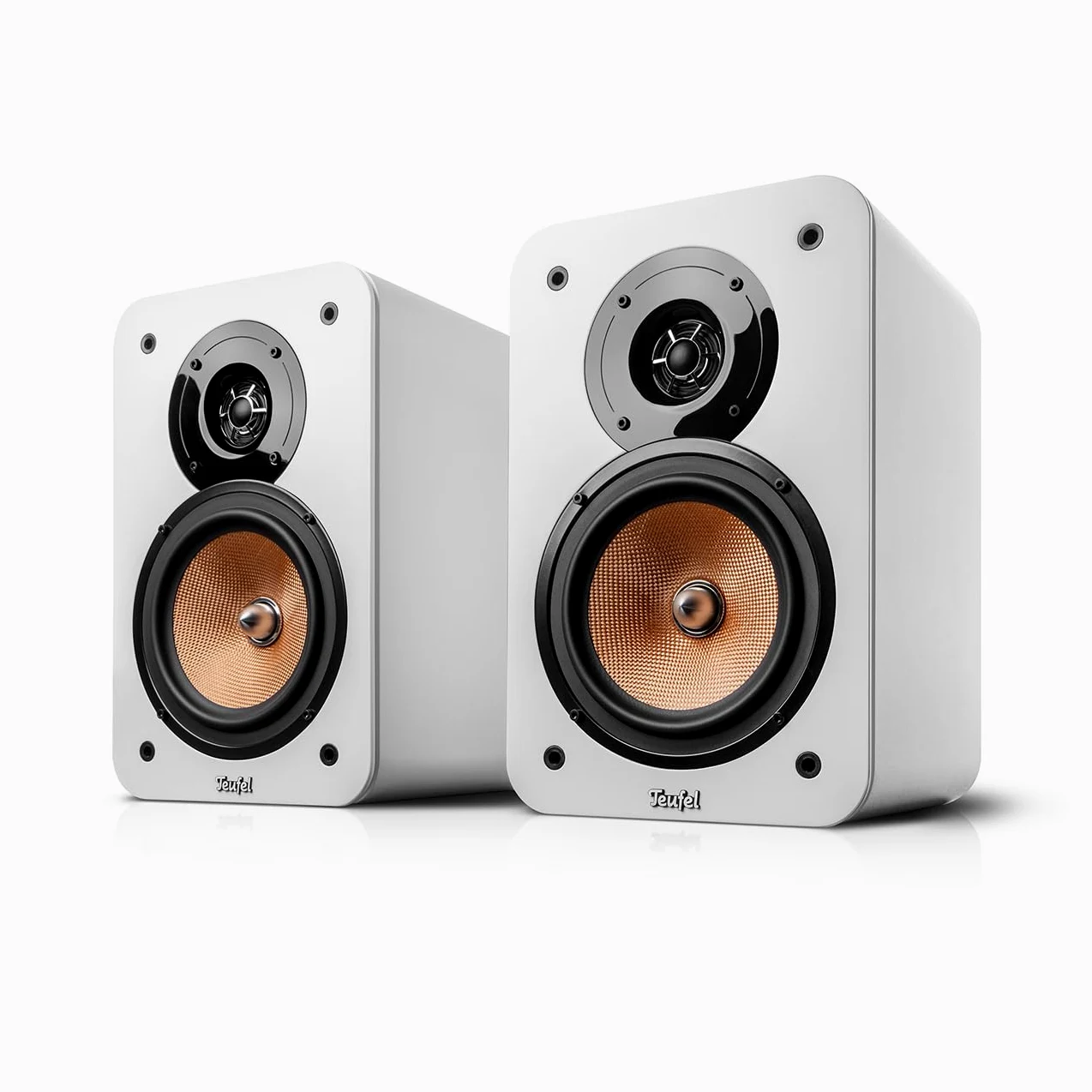 Teufel Ultima 20 5.1 Surround Sound System, Front- oder Downfire-Subwoofer (optional kabellos ansteuerbar), Bassreflex, HiFi Heimkino Soundsystem (Weiß)