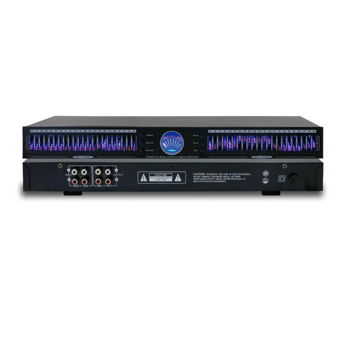McbeAn Stereo-Grafik-Equalizer, 22-Band-Audio-Equalizer, Digitaler Stereo-Grafik-Equalizer, 10 Voreingestellte Effekte, DSP-Rauschunterdrückungsprozessor, Für KTV-Veranstaltungen, Musikstudios Und DJ