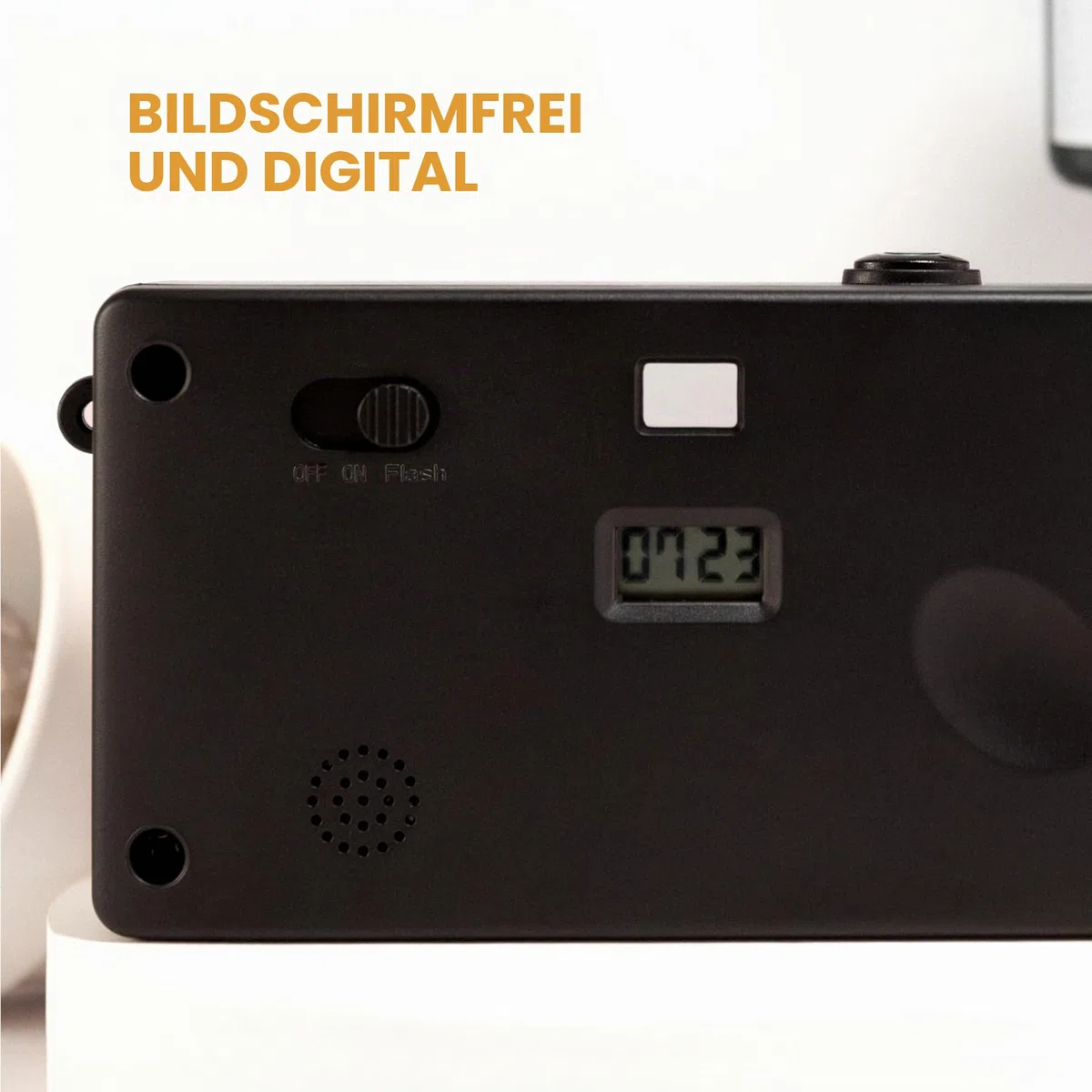 CampSnap Digitale Kompaktkamera ohne Bildschirm - Speicher für 2000 Fotos - 8M Pixel - Wiederaufladbare Batterie - Vintage - Grün