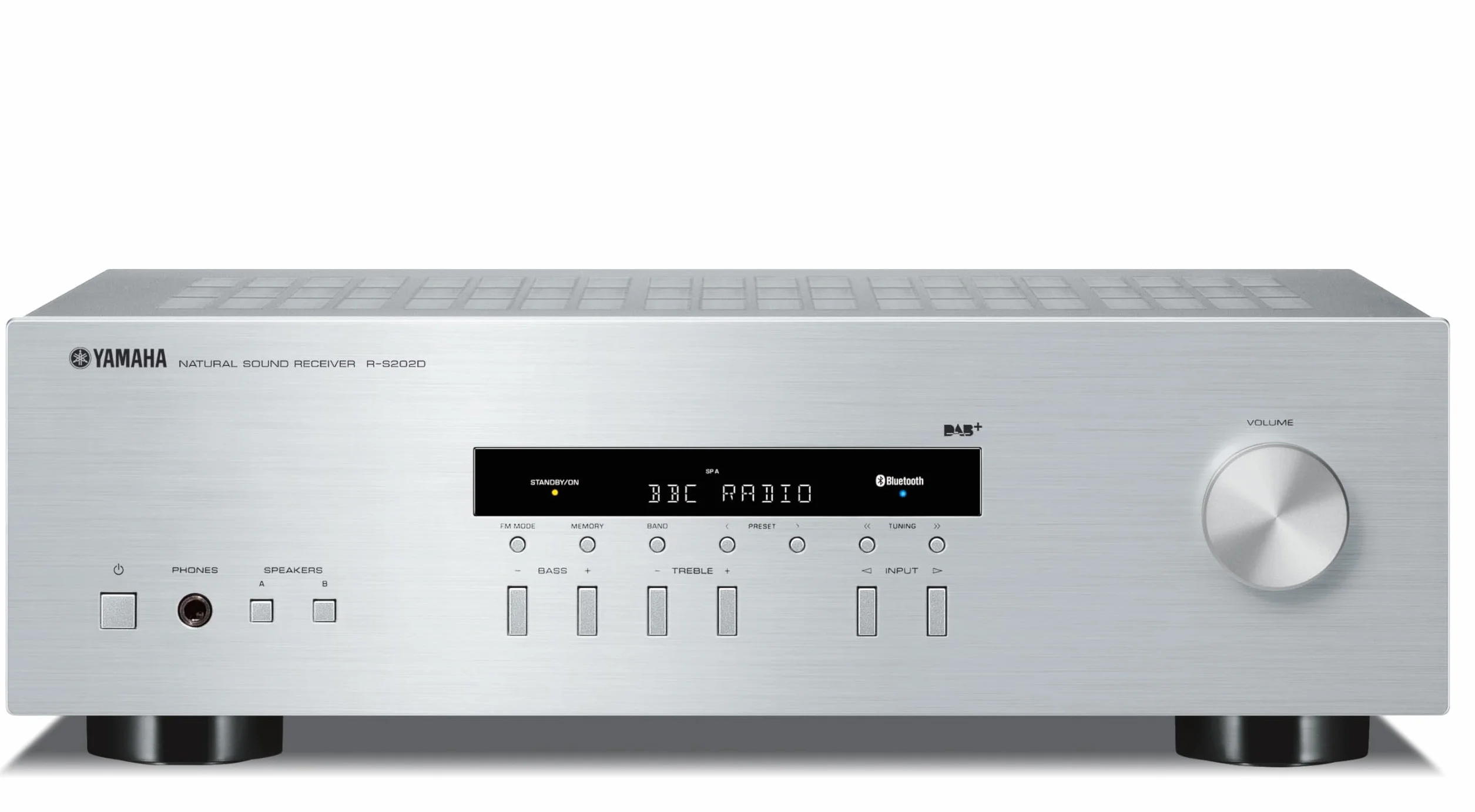 Yamaha RS-202D Stereo-Receiver DAB silber