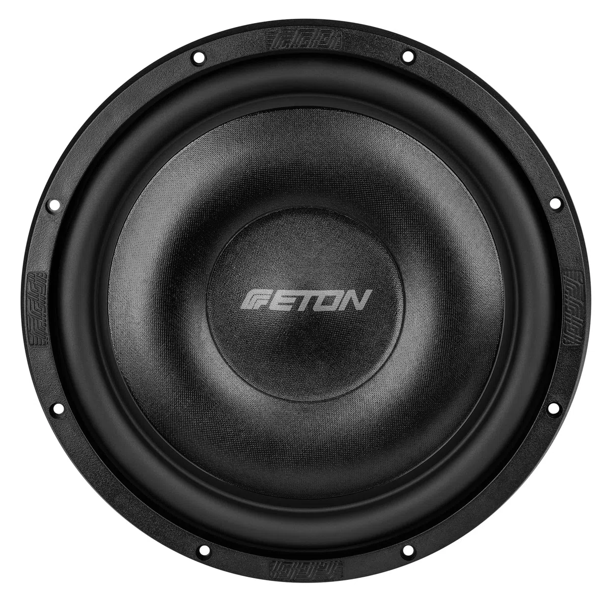 ETON PW 10 Flat – Druckvoller, Flacher 25 cm / 10 Zoll Langhub Subwoofer, Bass fürs Auto, Tiefton Lautsprecher mit Ferritmagnet, 2 x 2 Ohm Doppelschwingspule, 2 x 300 Watt