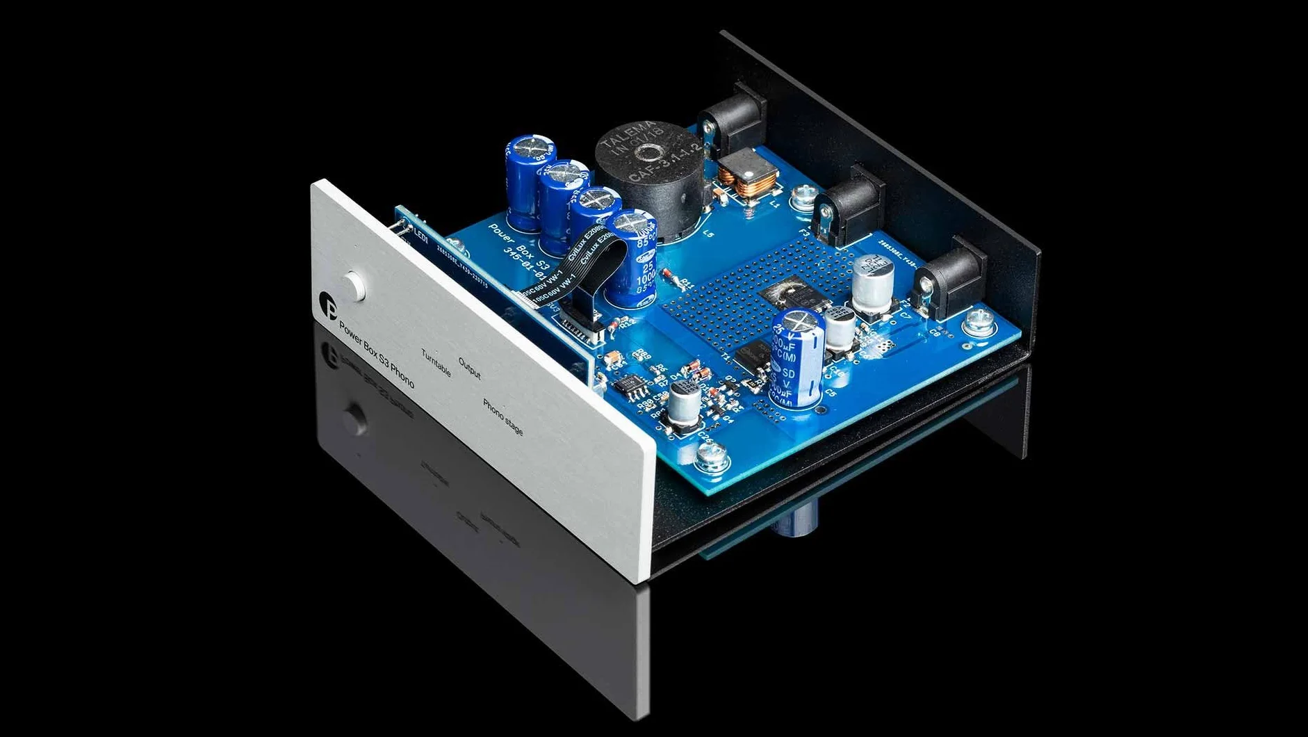 Pro-Ject Power Box S3 Phono-Netzfilter für Plattenspieler und Vorverstärker, Schwarz