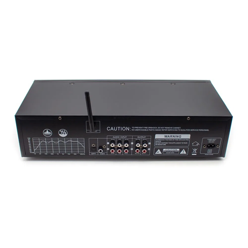 Professioneller EQ8000 Audioprozessor EQ Equalizer, Bluetooth 5.4, Optischer/Koaxialer Decoder, USB-Hi-Fi-Vorverstärker mit Fernbedienung