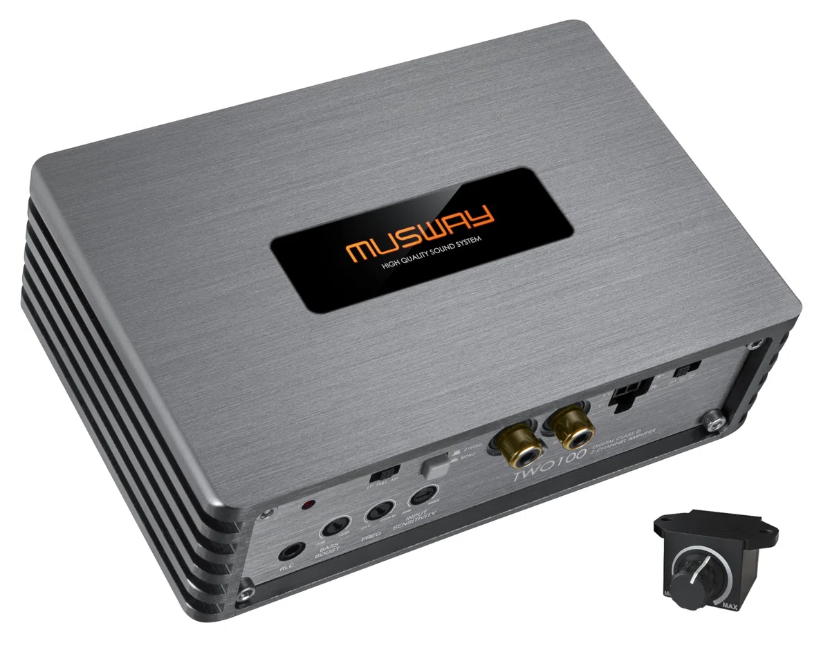 MUSWAY TWO100-2-KANAL SCS CLASS D VERSTÄRKER aus der MX-Serie mit 400W RMS