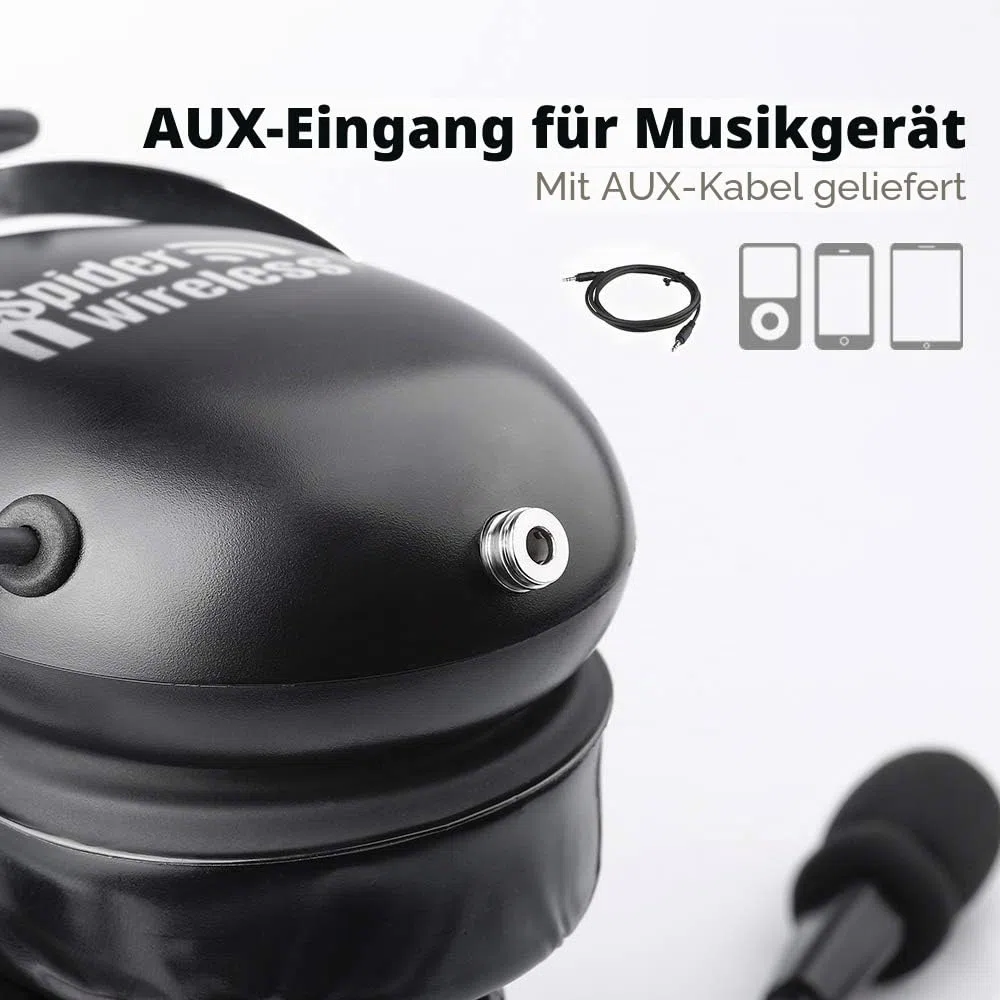 Luftfahrt-Headset für Piloten, PNR Luftfahrt-Headset, komfortable Ohrdichtungen, passive Geräuschreduzierung, mit Tragetasche