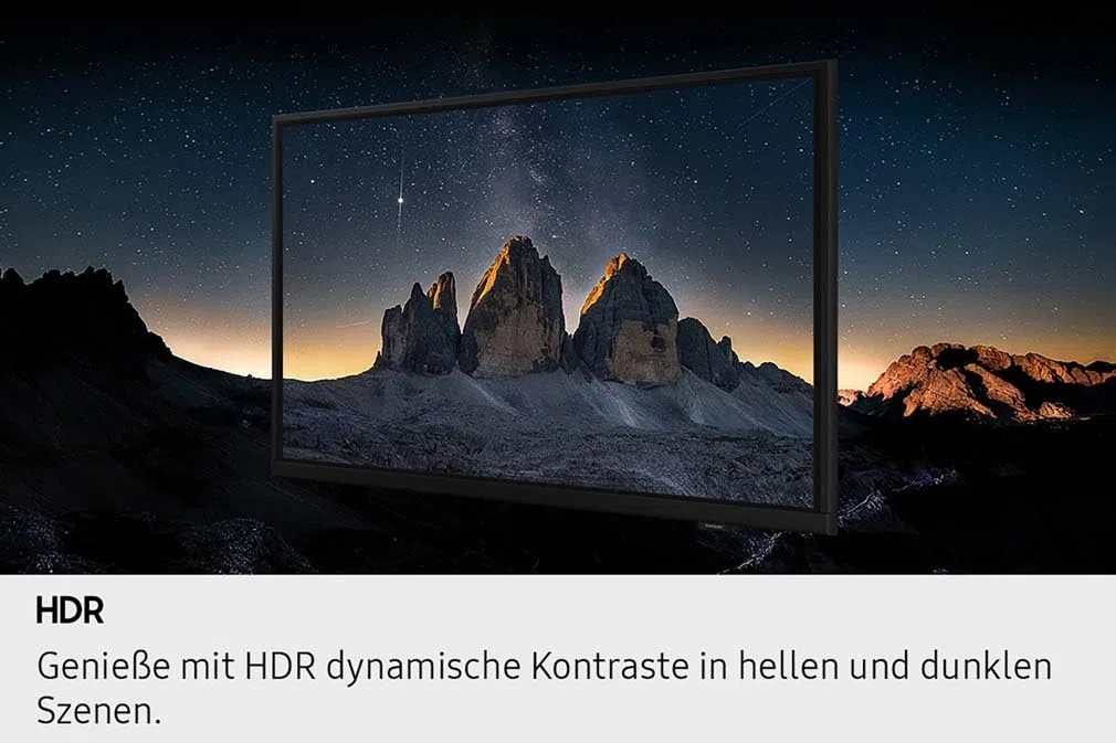 Samsung Full HD F6009F 32 Zoll (81 cm) LED Flachbildfernseher, PurColor-Technologie, HDR, Object Tracking Sound Lite, Knox Security, One UI Tizen, Smart TV, Unbegrenzt kostenlose Inhalte