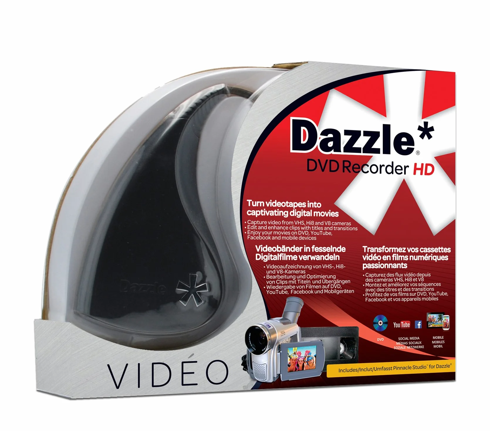 Corel Dazzle DVD Recorder HD, Postzustellung