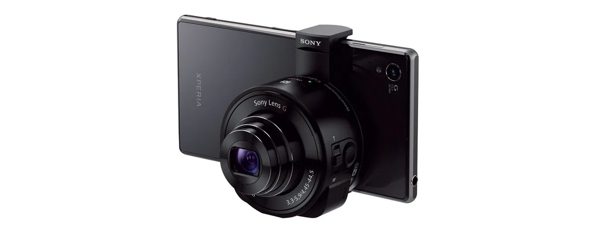 Sony DSC-QX10 SmartShot Digitalkamera (18,2 Megapixel Exmor R CMOS Sensor, NFC, HD Videoaufnahme) inkl. Sony G Weitwinkel-Objektiv mit 10x opt. Zoom schwarz