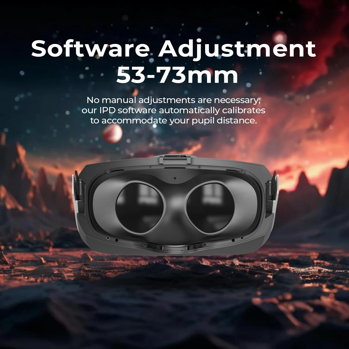 DPVR E3S Softstrap Virtual-Reality-Headset, professionelles VR-Set für gewerbliche Nutzung – kompatibel mit Egg Seats, VR-Simulatoren, Moto-, Time Machine- & Flying-Rides, Nicht für Private Nutzung