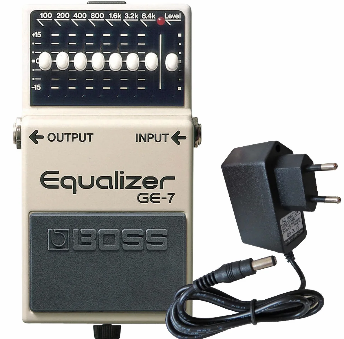 Boss GE-7 graphischer Equalizer für Gitarre + keepdrum 9V Netzteil…