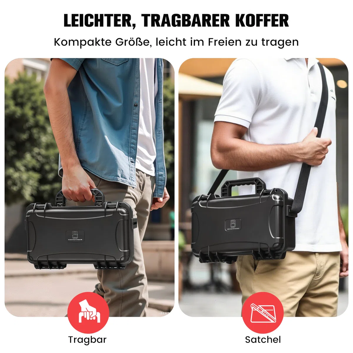 STARTRC PHOTO Osmo 360 Wasserdichter Tasche,Doppelwandiger Koffer für DJI 360, Tragbarer Reisekoffer für DJI Osmo 360 Adventure Combo Zubehör