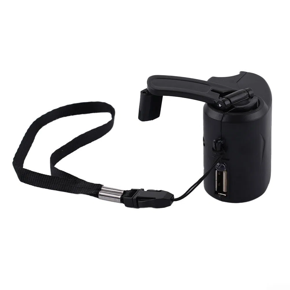 2 x USB-Handkurbel-Telefon-Ladegerät, manueller Dynamo zum Laden, perfekt für Notfälle und Outdoor-Aktivitäten