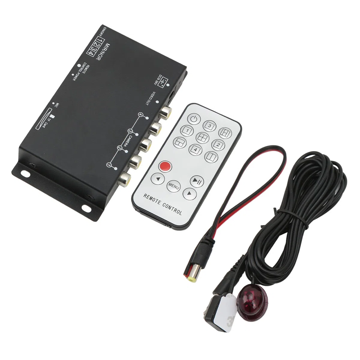 Fahrzeug Digitaler Video -Rekorder 4 Kanal 720p DC9-36V Mini MDVR für RV Van Truck
