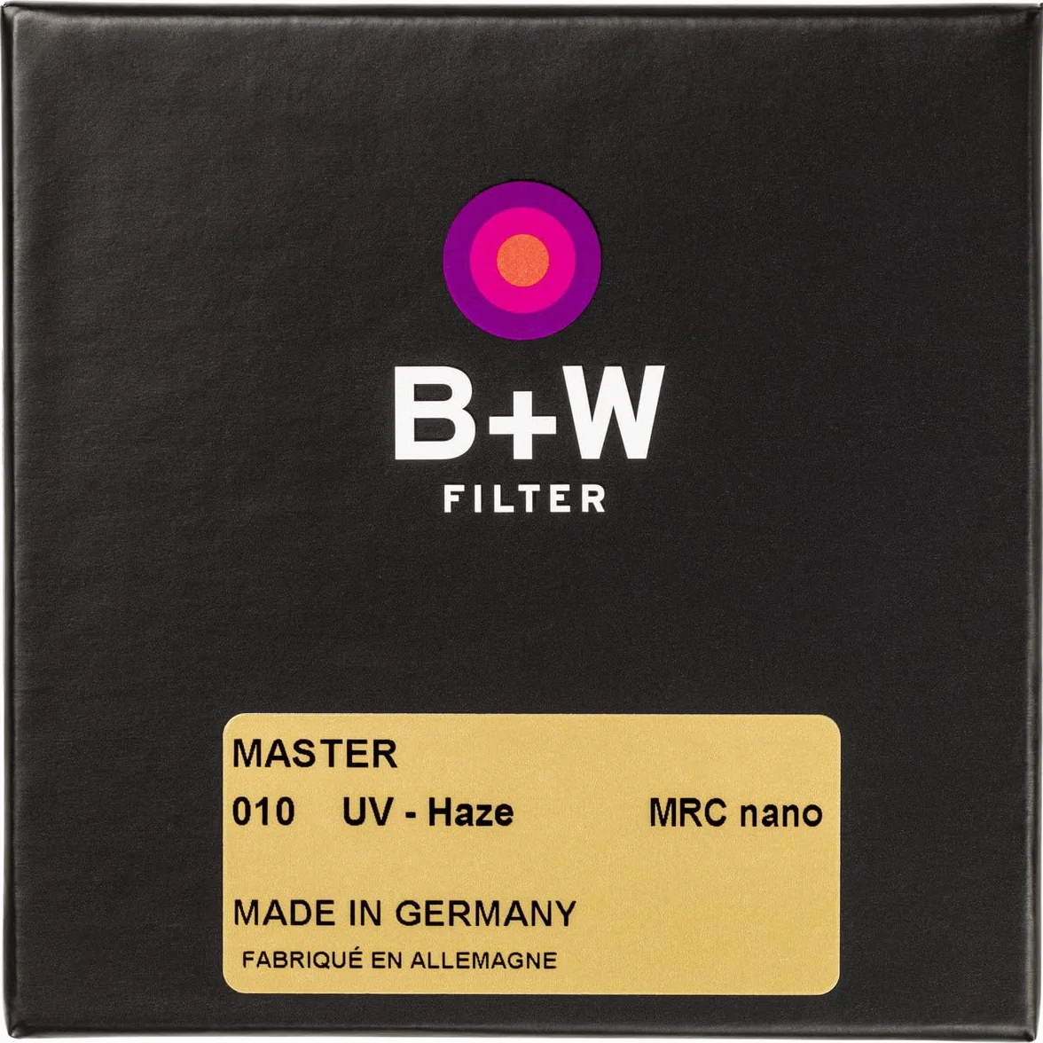 B+W UV-Filter MRC Nano Master 95mm (16x vergütet, Slim, Premium), 1101511, Black