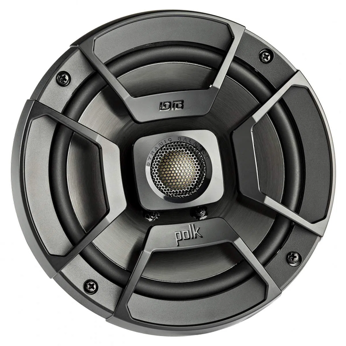 Polk Audio DB652 DB+ Series 16,5 cm Koaxial-Lautsprecher für Auto und Marine, 2-Wege-Boot- & Auto-Audio-Lautsprecher, 40-22 kHz Frequenzgang, Polypropylen-Woofermembran und 1,9 cm