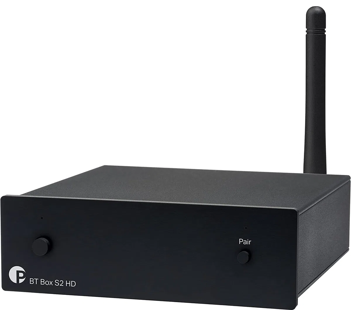 Pro-Ject BT Box S2 HD, Audiophiler hochauflösender Bluetooth 5.0 Empfänger, unterstützt aptX-HD, Schwarz