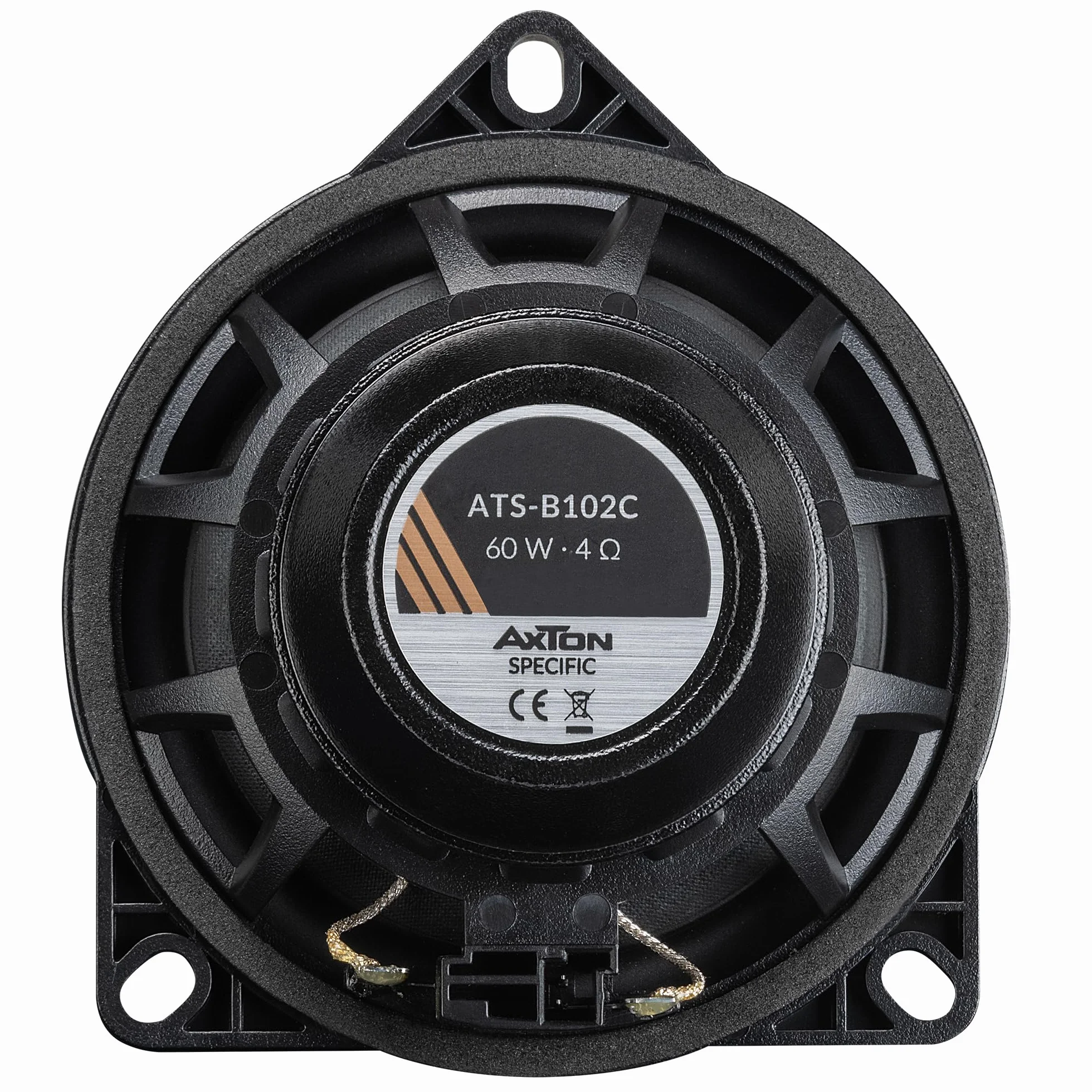 AXTON ATS-B102C – 2-Wege 10 cm Komponenten System, Autolautsprecher kompatibel mit BMW und MINI Fahrzeugen, 60 W RMS, 1 Paar