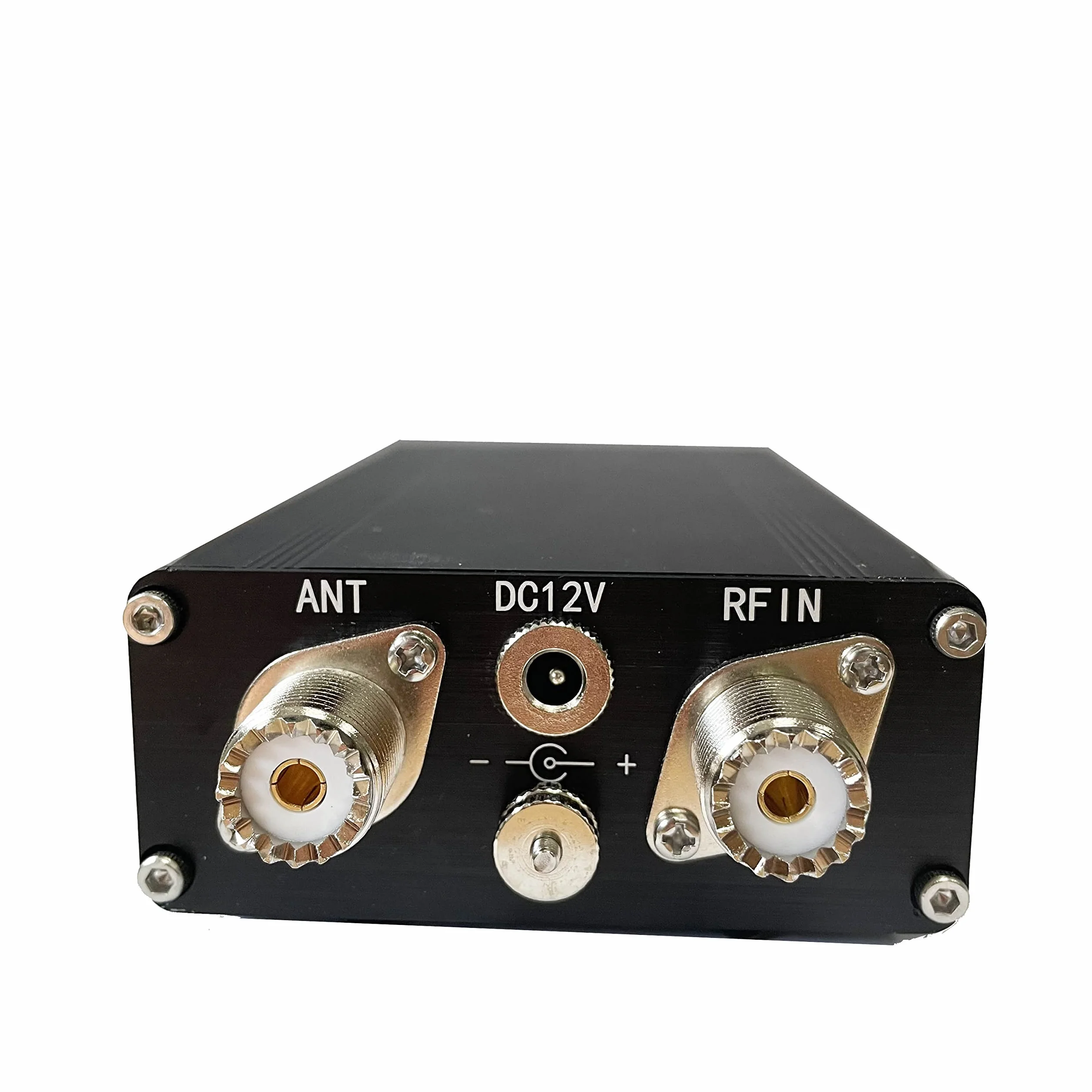 MALAHIT ATU-100 EXT Antennentuner 1,8–50 MHz atu100 von N7DDC 7 x 7 0,96 Zoll OLED 3.2 Firmware programmiert mit Gehäuse montierte Maschine mit USB-Kabel (ohne Batterie)