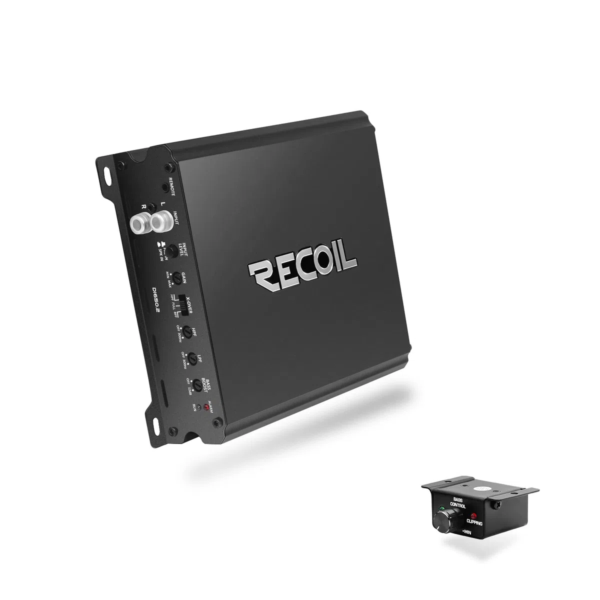 RECOIL DI650.2 2-Kanal Auto Verstärker 1400W Class-D Vollbereichs MOSFET Endstufe, 2-4 Ohm stabil & brückbar