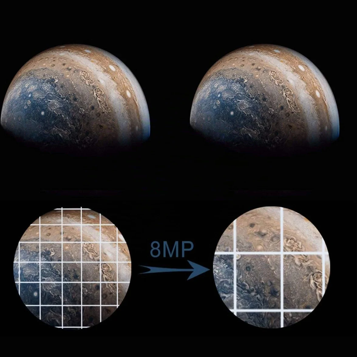 Svbony SV205 Teleskop Kamera, 1,25'' 8MP Okular Kamera, IMX415 CMOS-Farbsensor, mit Abnehmbarer UV/IR-Filter, USB3,0, Elektronische Okular für die Astronomische Fotografie von Mond Mars Planeten