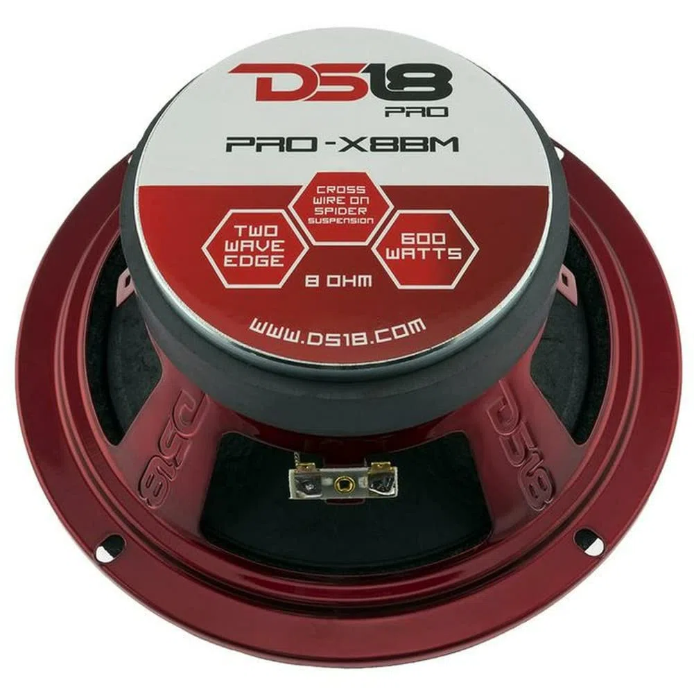 DS 18 1 MIDRANGE PRO-X8BM Lautsprecher 20 cm 200 mm 8" im Durchmesser 300 watt rms und 600 watt max 8 ohm empfindlichkeit 97 db Home, 1 stück