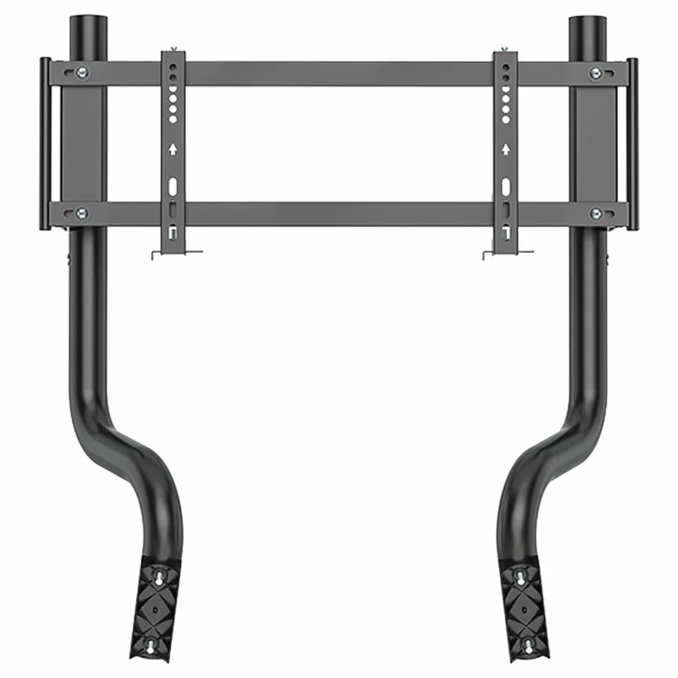 OPLITE Single Monitor Stand GTR Elite - GTR Elite Stahl-Cockpit-Bildschirmhalterung - Kompatibler PC- und TV-Bildschirm bis zu 50'' Universal-VESA-Halterung.