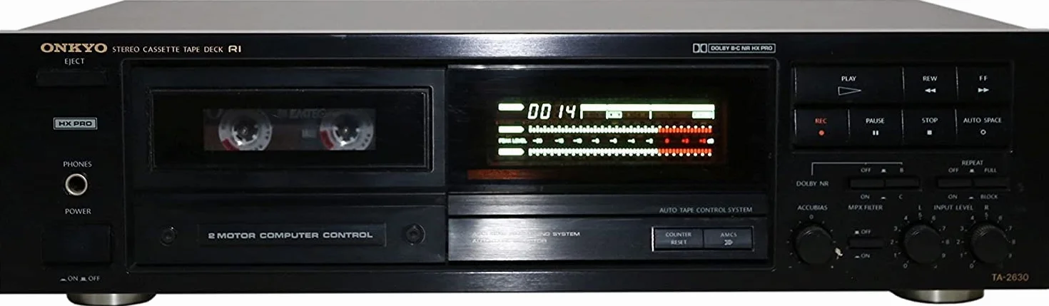 Onkyo TA-2630 Kassettendeck in schwarz