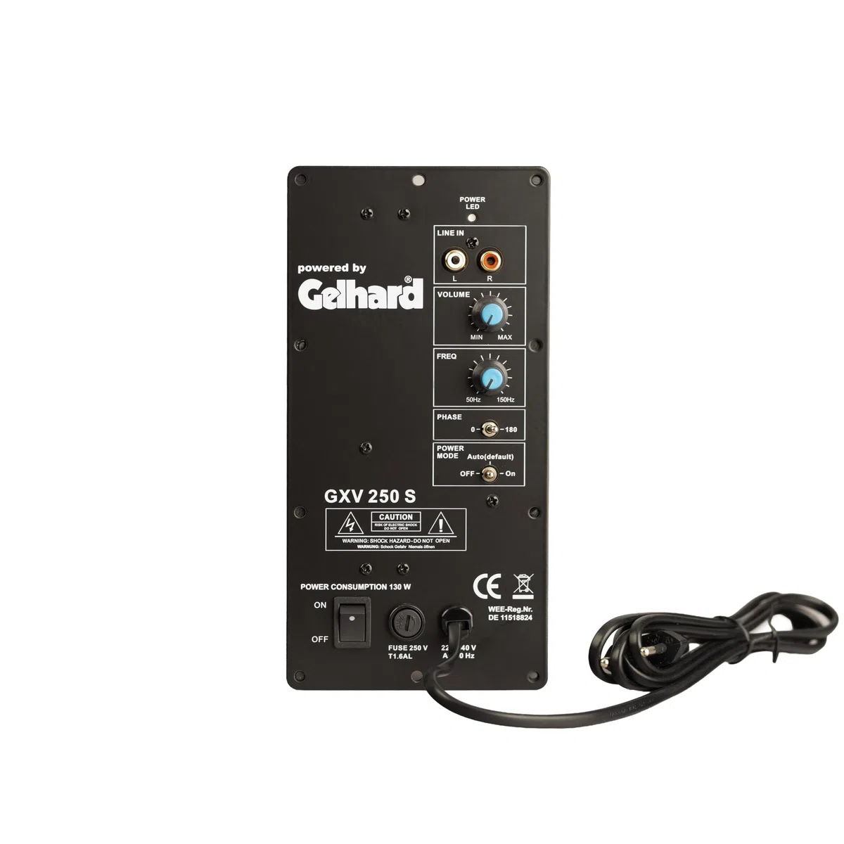 GXV250 AKTIV SUBWOOFER MODUL - 250WATT MAX - 130WATT RMS
