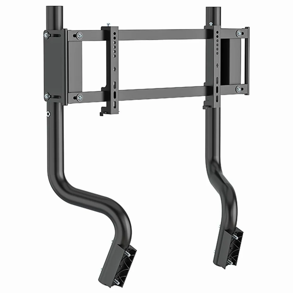 OPLITE Single Monitor Stand GTR Elite - GTR Elite Stahl-Cockpit-Bildschirmhalterung - Kompatibler PC- und TV-Bildschirm bis zu 50'' Universal-VESA-Halterung.