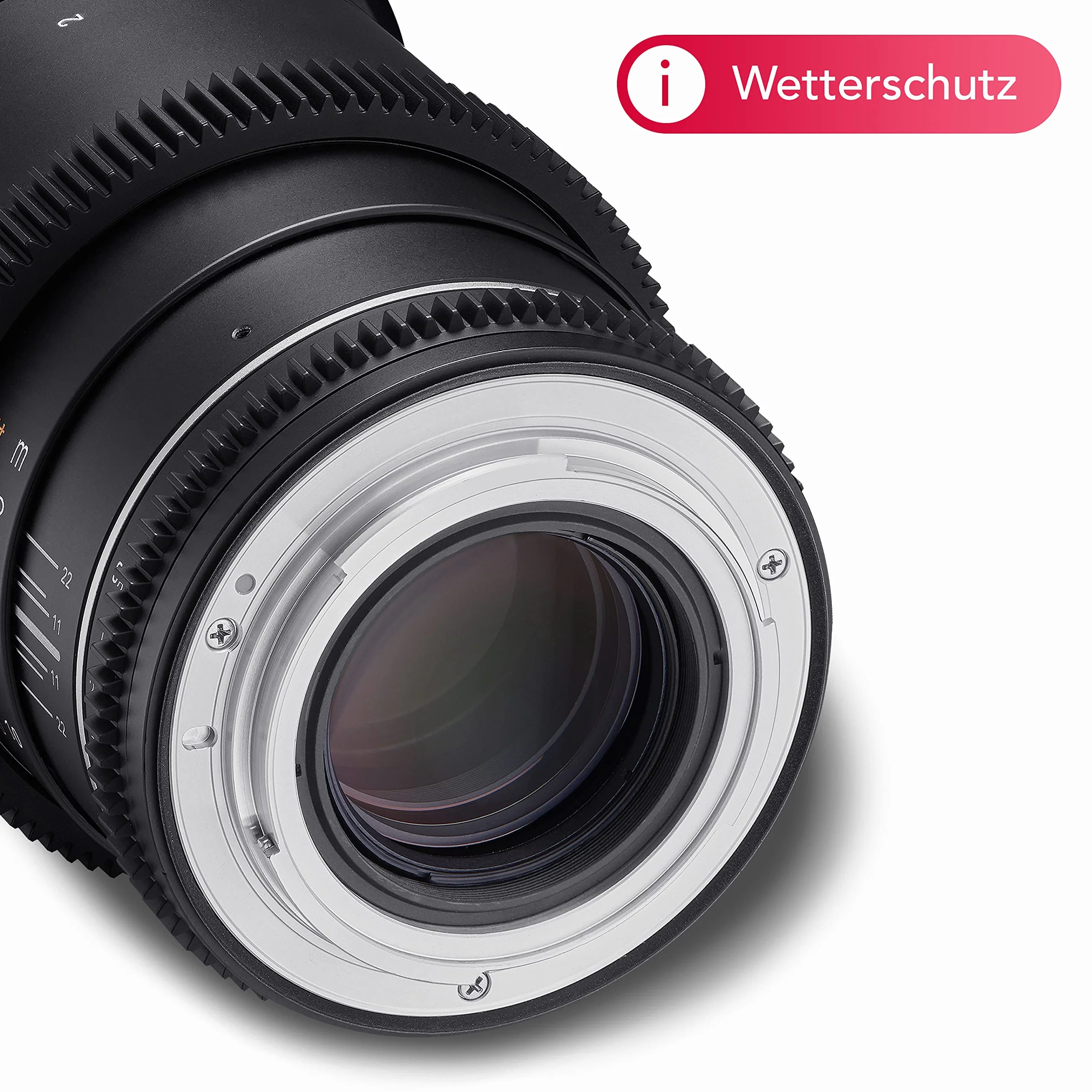 Samyang MF 135mm T2,2 VDSLR MK2 MFT – Video Cine Objektiv Teleobjektiv Festbrennweite für Micro Four Thirds Kameras, manueller Fokus, für Panasonic DC-GH5s DC-GH5 II BGH1 Olympus OM-D E-M1 Mark III