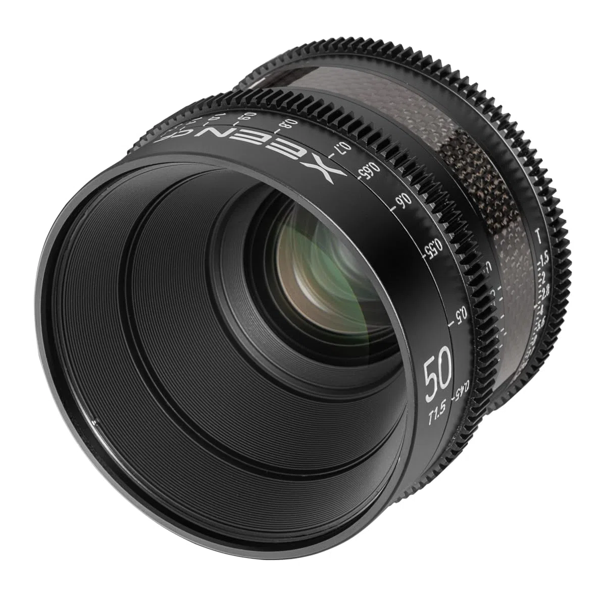 XEEN CF Cinema 50mm T1,5 PL Vollformat – professionelles Cine-Objektiv – Carbon Linsenzylinder – extrem kompakt