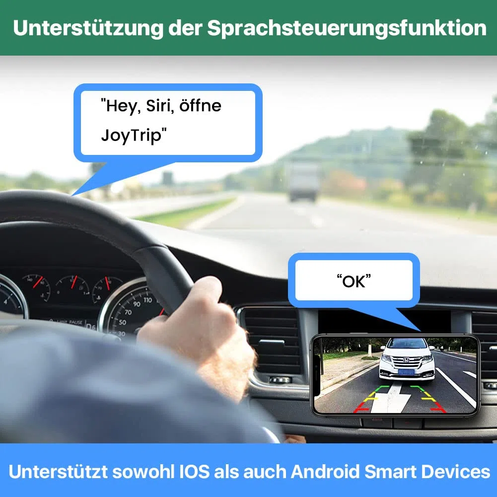 WiFi Rückfahrkamera, 5G 720P HD Auto Rückfahrkamera für iPhone iPad Android Smart Phone Tablet mit 170 Grad Weit Betrachtungswinkel