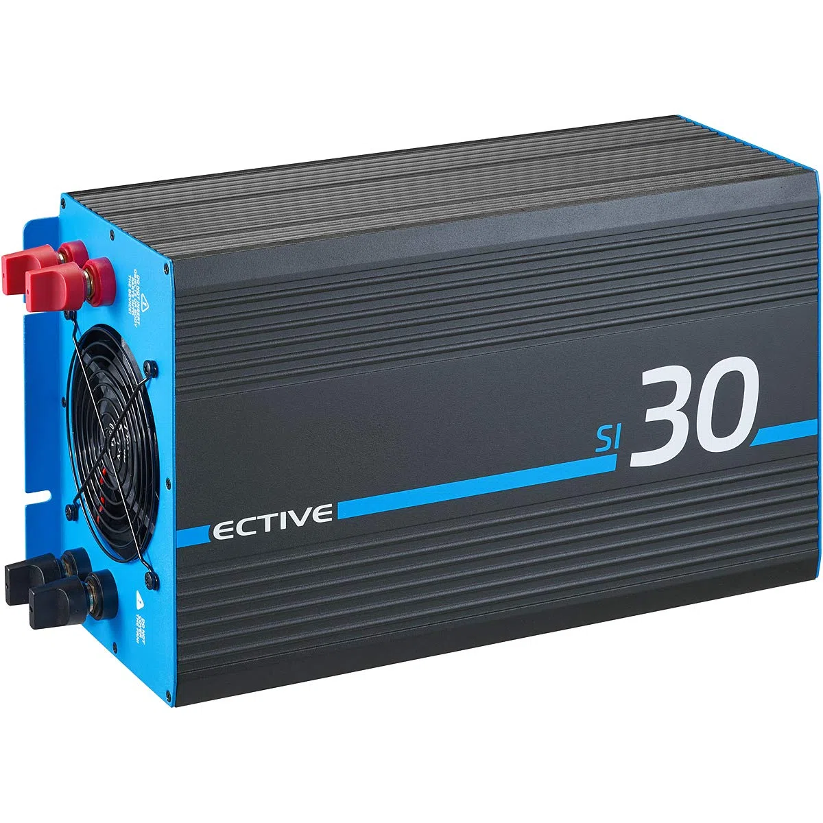 ECTIVE Reiner Sinus Wechselrichter SI30-3000W, 24V auf 230V, USB, Überlastschutz, Überhitzungsschutz, Aluminiumgehäuse - DC/AC Spannungswandler, Umwandler, Stromwandler für Haushaltsgeräten