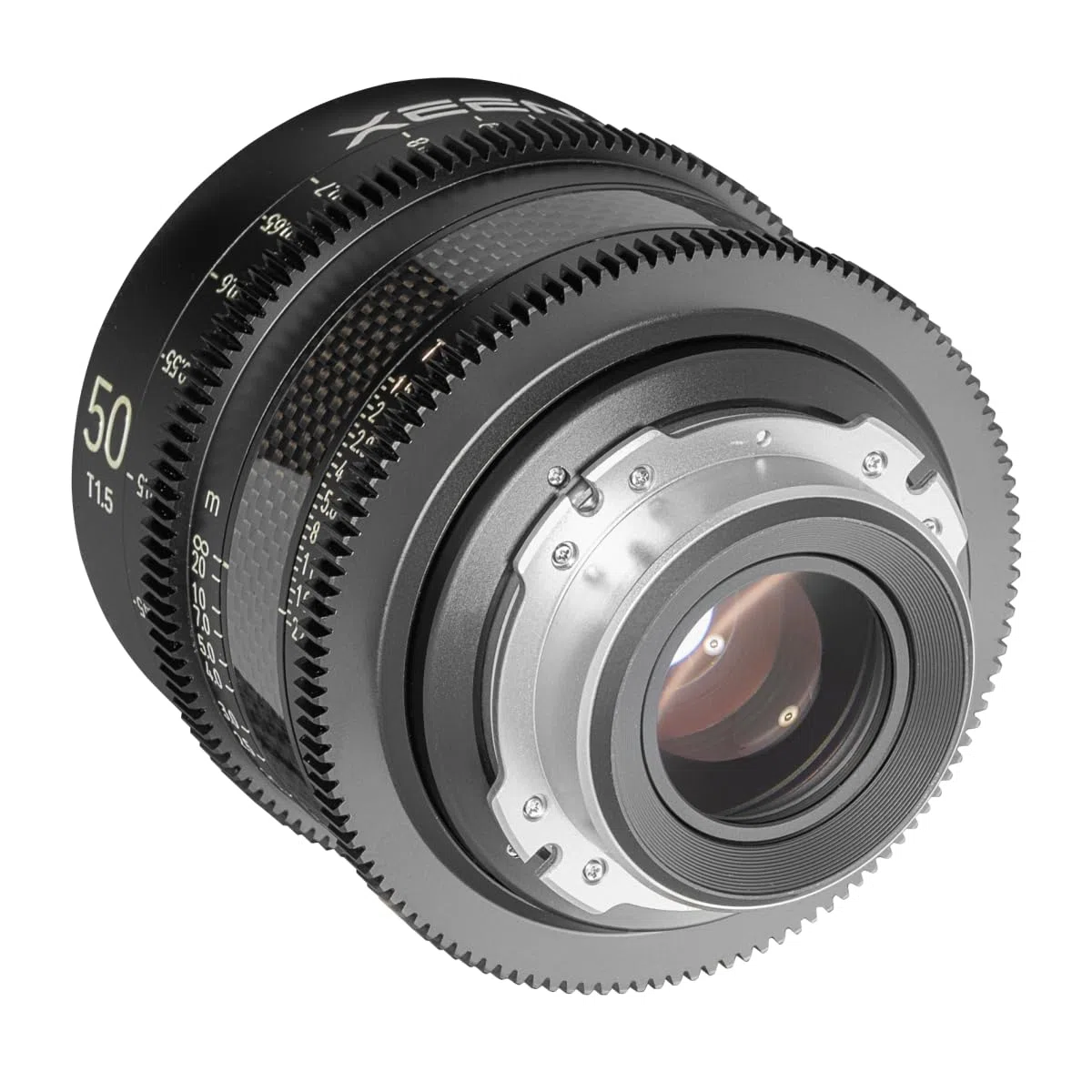 XEEN CF Cinema 50mm T1,5 PL Vollformat – professionelles Cine-Objektiv – Carbon Linsenzylinder – extrem kompakt