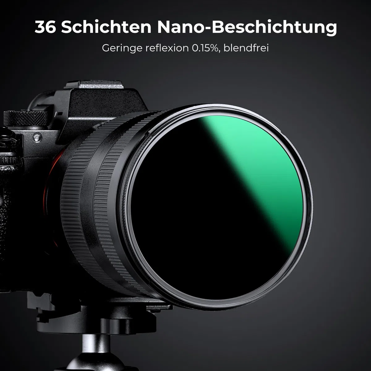 K&F CONCEPT ND1000 Filter 67mm Graufilter (10 Blendenstufen) | Messingrahmen, ultradünn,0,15% Reflektivität, Multi-Beschichtung,Flaggschiff-XPRO Serie