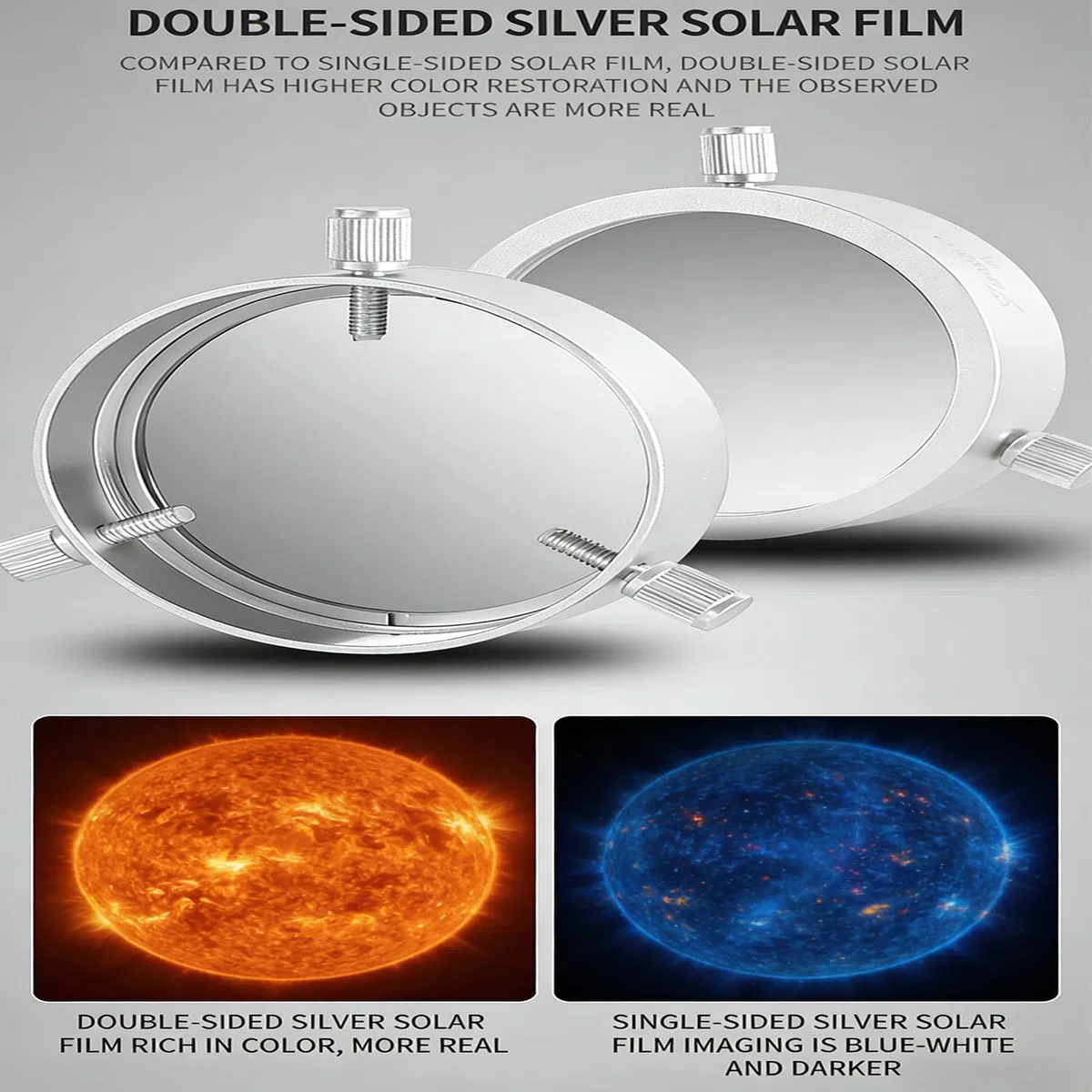 Hochleistungs Solarfolie Sonnenfleckenfilter Teleskope Sonnenfolie Membran Teleskopzubehör Folien Enduring Solar