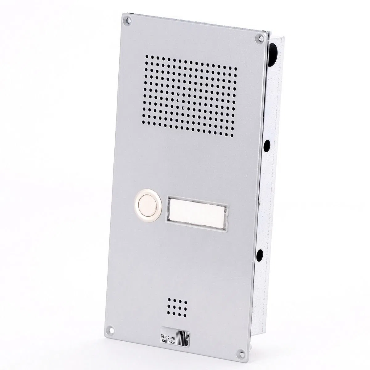 Behnke 5-0051 Türtelefon Serie 5, Unterputz-Set 1 Taste, Silber