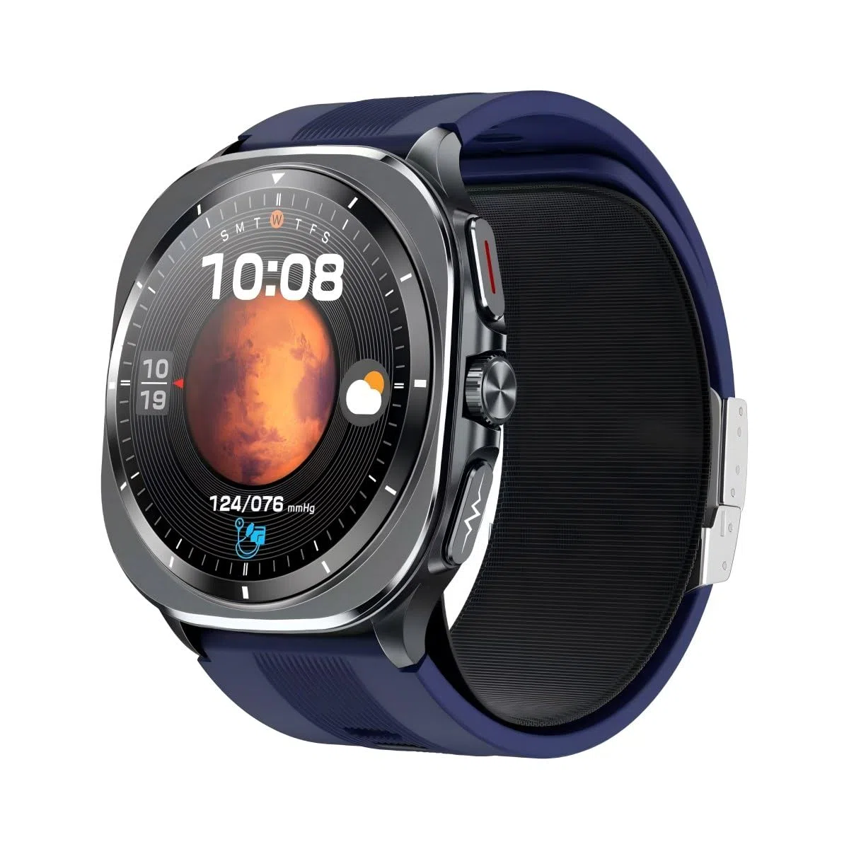 MEIION Ortholeben OrthoWatch Pro Vita Smartwatch für Senioren, 1,43'' Volltouchscreen, Rund-um-die-Uhr Schlafüberwachung, Bluetooth-Anrufe, Multisprachen-Unterstützung
