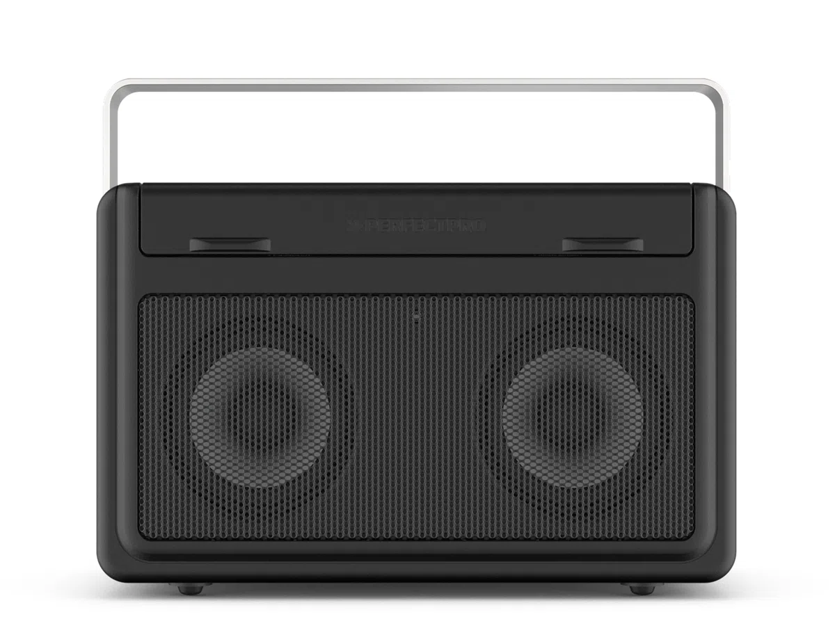 PerfectPro Baustellenradio AUDISSE, WiFi internetradio, DAB+ und UKW-Empfang, Bluetooth, Akku integriert, AUX-Eingang und USB-Eingang, IP65, AB1