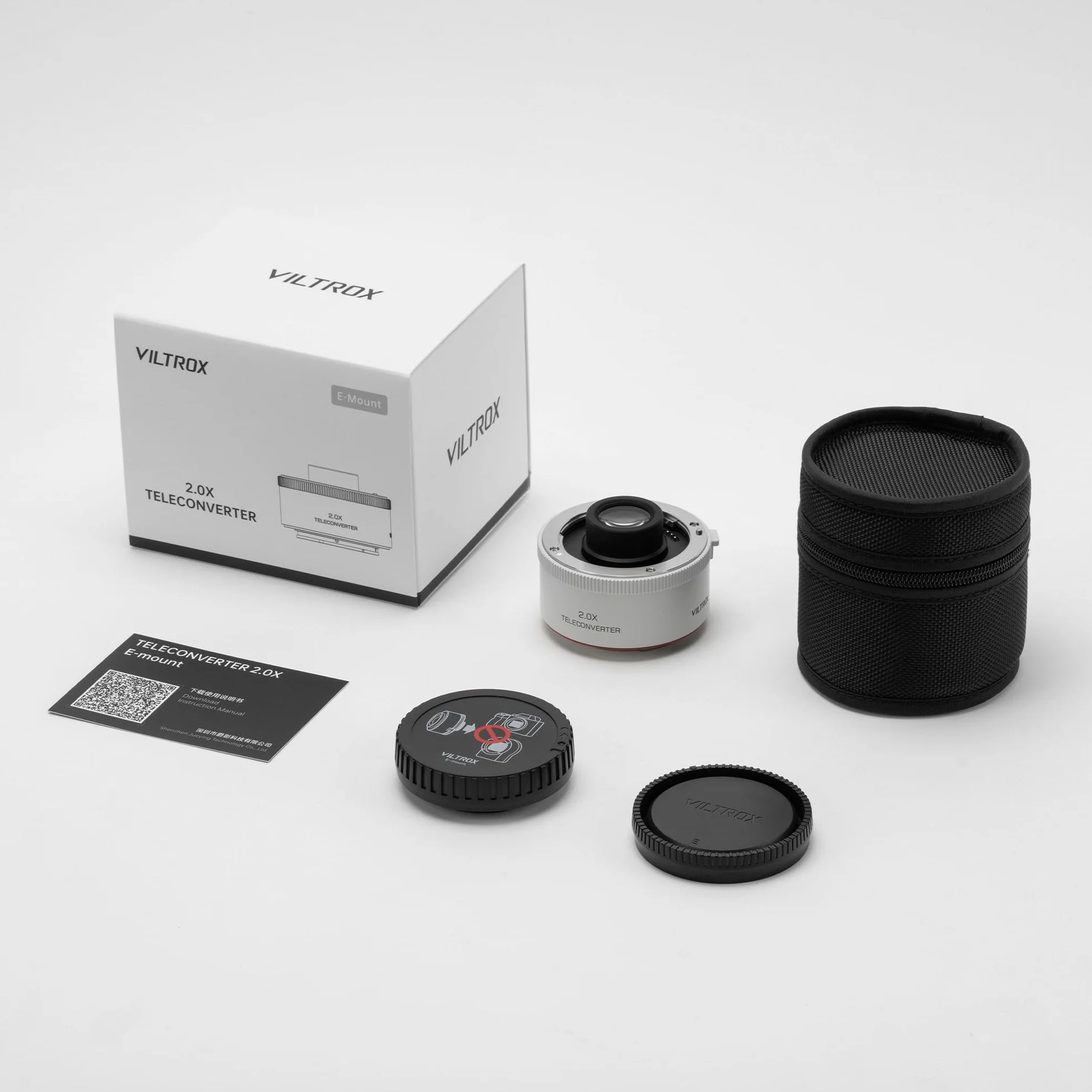 VILTROX TC-2.0X, 2x Telekonverter Objektiv für Sony, Autofokus Telekonverter Objektiv für Sony FE Objektive 70-200gmii 70-200gii 100-400gm 200-600g 400F28gm 300F28gm Viltrox 135mm F1.8 LAB FE