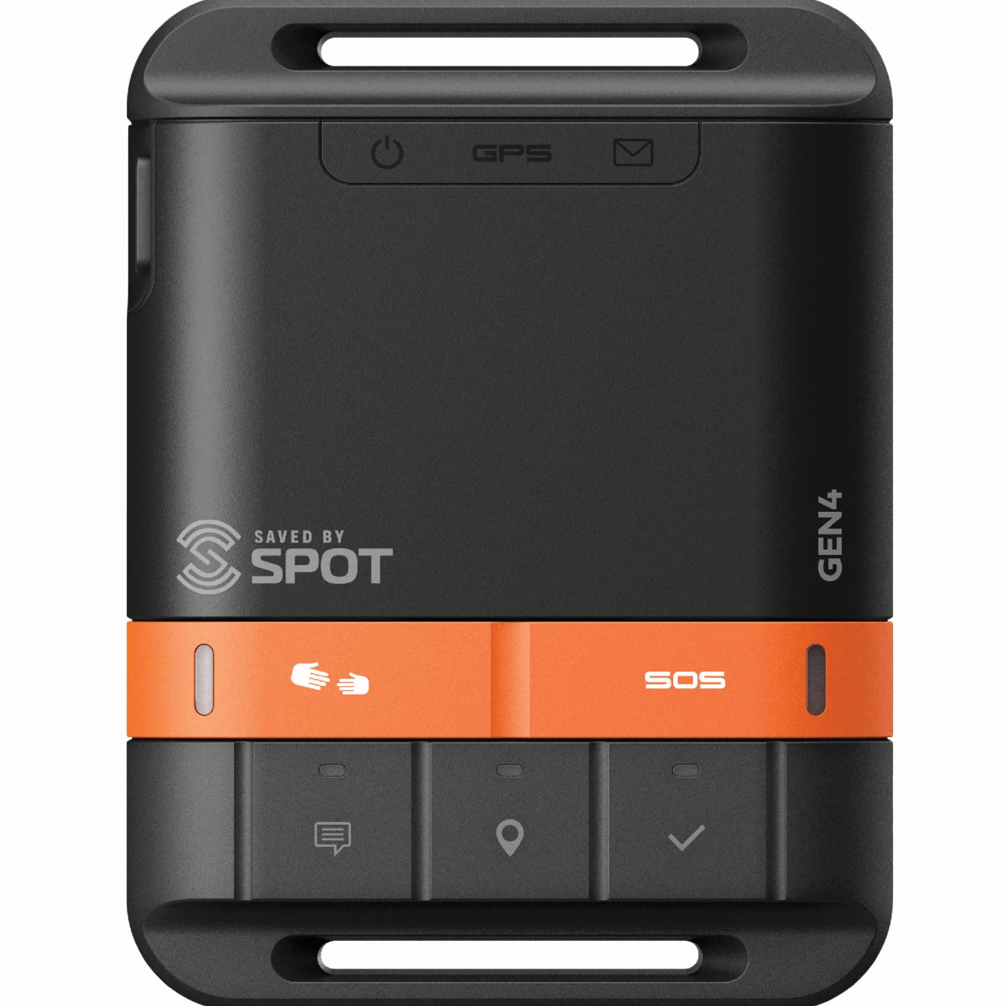 Spot Gen4 Satelliten-GPS-Messenger | Handheld tragbarer Tracker für Wandern, Camping, Alleinarbeit und Off-Grid-Abenteuer | Globalstar Satellitennetzwerk | Abonnement erforderlich