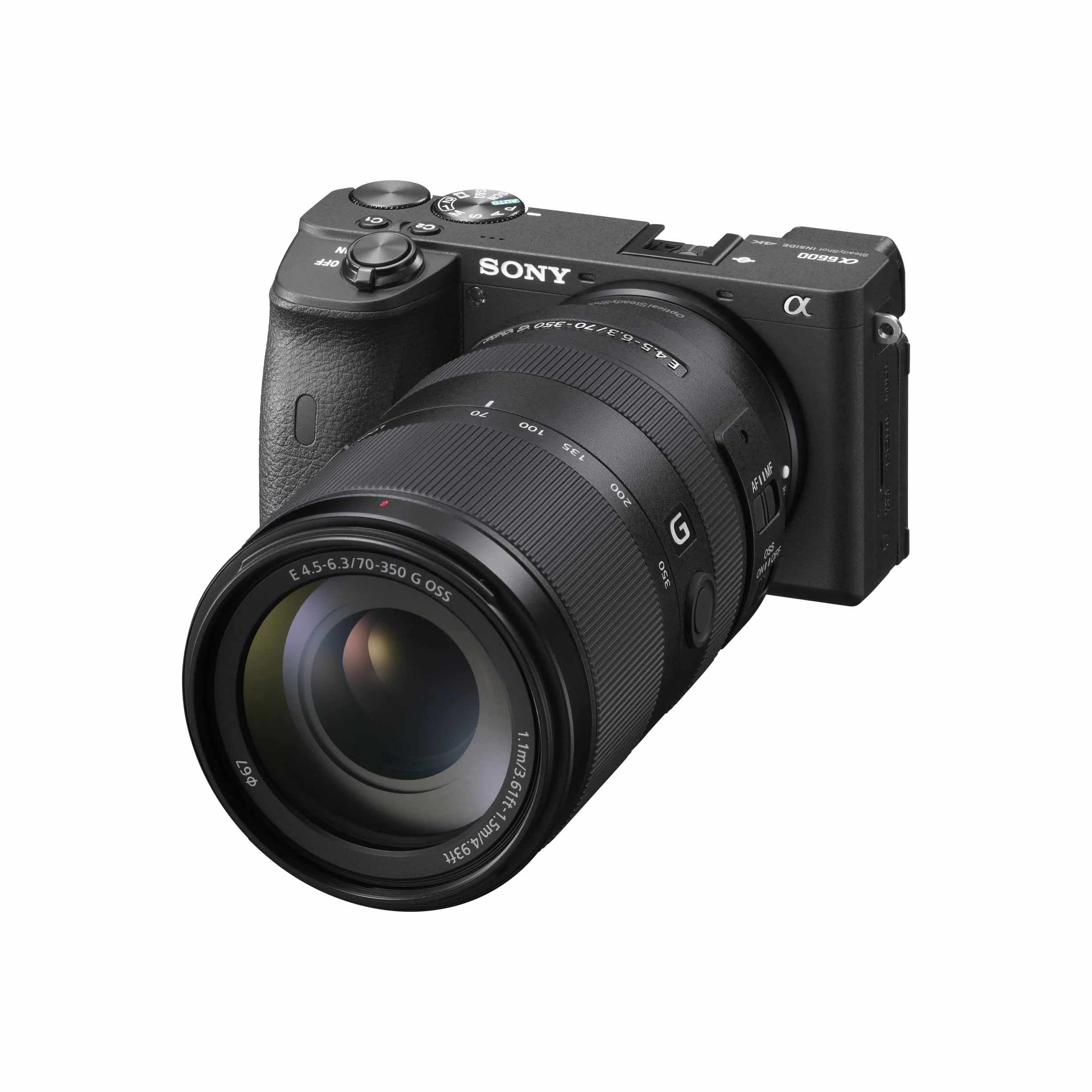 Sony SEL70350G – 70–350mm F4.5–6.3 G OSS Supertele-Zoom (APS-C E-Mount Objektiv mit Bildstabilisierung, ideal für Natur, Sport & Reisen, kompatibel mit Sony ZV-E10, A6400 & A6700)