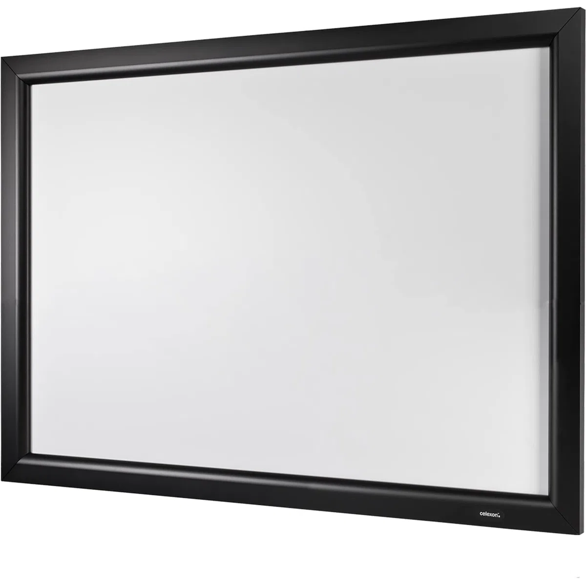 celexon HomeCinema Rahmen-Leinwand 70" | 160x90 cm 16:9 | langlebige 4K, Full-HD Beamer-Projektions-Leinwand mit top Planlage für Ihr Büro oder Heimkino | Aluminium-Frame zur Wandmontage